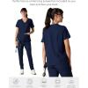 imageMembers Only Womens Palermo Scrub Top with 4 Pocket  Hospital UniformNavy