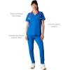 imageMembers Only Womens Palermo Scrub Top with 4 Pocket  Hospital UniformRoyal Blue
