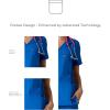 imageMembers Only Womens Palermo Scrub Top with 4 Pocket  Hospital UniformRoyal Blue