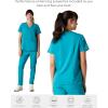 imageMembers Only Womens Palermo Scrub Top with 4 Pocket  Hospital UniformTeal