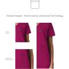 imageMembers Only Womens Palermo Scrub Top with 4 Pocket  Hospital UniformWine