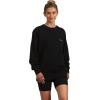imageMembers Only Womens Preston Crew Neck Oversized SweatshirtBlack