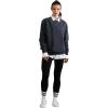 imageMembers Only Womens Preston Crew Neck Oversized SweatshirtCharcoal