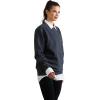 imageMembers Only Womens Preston Crew Neck Oversized SweatshirtCharcoal