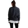imageMembers Only Womens Preston Crew Neck Oversized SweatshirtCharcoal