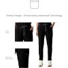 imageMembers Only Womens Reus Open Bottom Scrub Pant  Medical Scrubs  Hospital Uniform Black