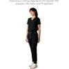 imageMembers Only Womens Reus Open Bottom Scrub Pant  Medical Scrubs  Hospital Uniform Black