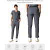 imageMembers Only Womens Reus Open Bottom Scrub Pant  Medical Scrubs  Hospital Uniform Graphite