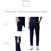 imageMembers Only Womens Reus Open Bottom Scrub Pant  Medical Scrubs  Hospital Uniform Navy