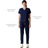 imageMembers Only Womens Reus Open Bottom Scrub Pant  Medical Scrubs  Hospital Uniform Navy