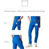 imageMembers Only Womens Reus Open Bottom Scrub Pant  Medical Scrubs  Hospital Uniform Royal Blue