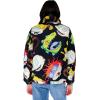 imageMembers Only Womens Rugrats Reversible Cire Puffer Jacket  Zip Closure  Reversible Design  White Large