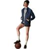 imageMembers Only Womens Satin Bomber JacketNavy