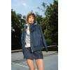 imageMembers Only Womens Satin Bomber JacketNavy