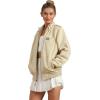imageMembers Only Womens Soft Suede Iconic Oversized JacketChamois