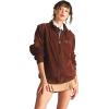 imageMembers Only Womens Soft Suede Iconic Oversized JacketWhiskey