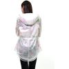 imageMembers Only Womens Translucent Long JacketPink Camouflage