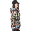 imageMembers Only Womens Windbreaker Camo Mash Print Jacket  Lightweight  Timeless Style  Zip Closure  Black Medium