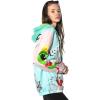 imageMembers Only Womens Windbreaker Camo Mash Print Jacket  Lightweight  Timeless Style  Zip Closure  Multicolor Medium