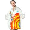 imageMembers Only Womens Windbreaker Camo Mash Print Jacket  Lightweight  Timeless Style  Zip Closure  White XL
