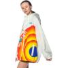 imageMembers Only Womens Windbreaker Camo Mash Print Jacket  Lightweight  Timeless Style  Zip Closure  White XL