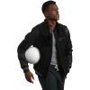 imageMembers Only Wool Varsity Jacket Men Leather Sleeve  Letterman Jacket Men
