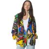 imageBasquiat Windbreaker Oversized Jacket  Black Black  Large