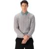 imageMembers Only Mens Crew Neck Cable SweaterGrey