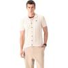 imageMembers Only Mens JC Polo Cable SweaterIvory