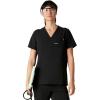 imageMembers Only Siena Double Chest ampamp Pouch Pocket Medical Scrub Top for Women Hospital UniformBlack