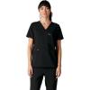 imageMembers Only Womens Cordoba VNeck Scrub Top with 5 Pocket  Medical Scrubs  Hospital Uniform Black