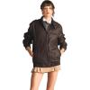 imageMembers Only Womens Faux Leather Iconic Racer JacketDark Brown