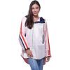 imageMembers Only Womens Long Satin Twill Jacket with HoodWhite
