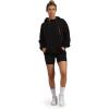 imageMembers Only Womens Taylor Double Zipper Pullover Oversized HoodieBlack