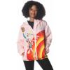 imageMembers Only Womens Uniform Windbreaker Jacket Light Pink Large