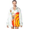 imageMembers Only Womens Windbreaker Camo Mash Print Jacket  Lightweight  Timeless Style  Zip Closure  White XL