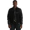 imageMembers Only Wool Varsity Jacket Men Leather Sleeve  Letterman Jacket Men