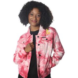 imageMembers Only Designer Printed Jacket for Women Pack of 1Pink