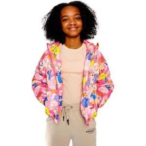 imageMembers Only Heavy Quilted Puffer New Looney Mash Jacket for Girls Pack of 1Pink