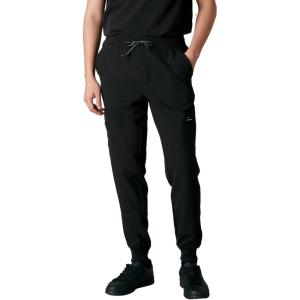 imageMembers Only London Drawstring Mens Jogger Pants Medical Scrubs Set Hospital Scrub PantsBlack