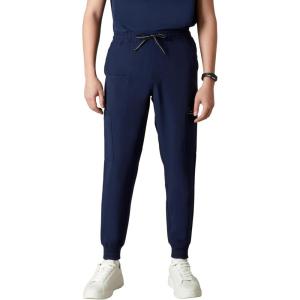 imageMembers Only London Drawstring Mens Jogger Pants Medical Scrubs Set Hospital Scrub PantsNavy