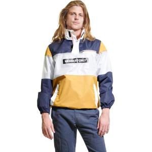 imageMembers Only Mens Colorblock Translucent HalfZip JacketNavy