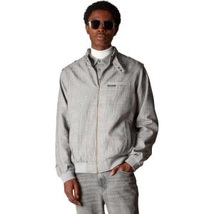 imageMembers Only Mens Glen Plaid Iconic Jacket Grey PrintGrey Print
