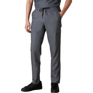 imageMembers Only Mens Hampton Open Bottom Scrub  Mens Scrub Pants  Jogger Scrubs for Men  Mens Medical Scrub PantsGraphite