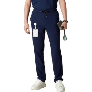 imageMembers Only Mens Hampton Open Bottom Scrub  Mens Scrub Pants  Jogger Scrubs for Men  Mens Medical Scrub PantsNavy