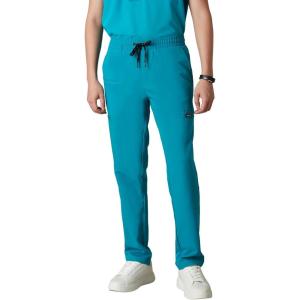 imageMembers Only Mens Hampton Open Bottom Scrub  Mens Scrub Pants  Jogger Scrubs for Men  Mens Medical Scrub PantsTeal