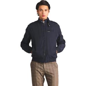 imageMembers Only Mens Iconic Racer Quilted Lining Jacket Slim FitNavy