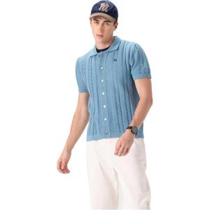 imageMembers Only Mens JC Polo Cable SweaterSlate