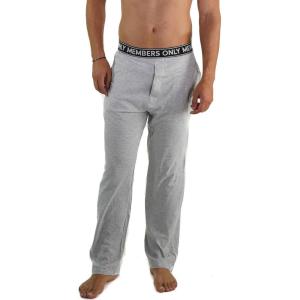 imageMembers Only Mens Jersey Sleep Pant Cotton Woven with Two Side PocketsGrey