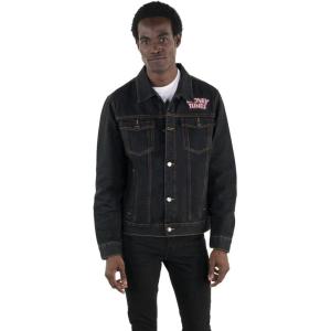 imageMembers Only Mens Looney Tunes Denim Trucker Slim Fit JacketBlack
